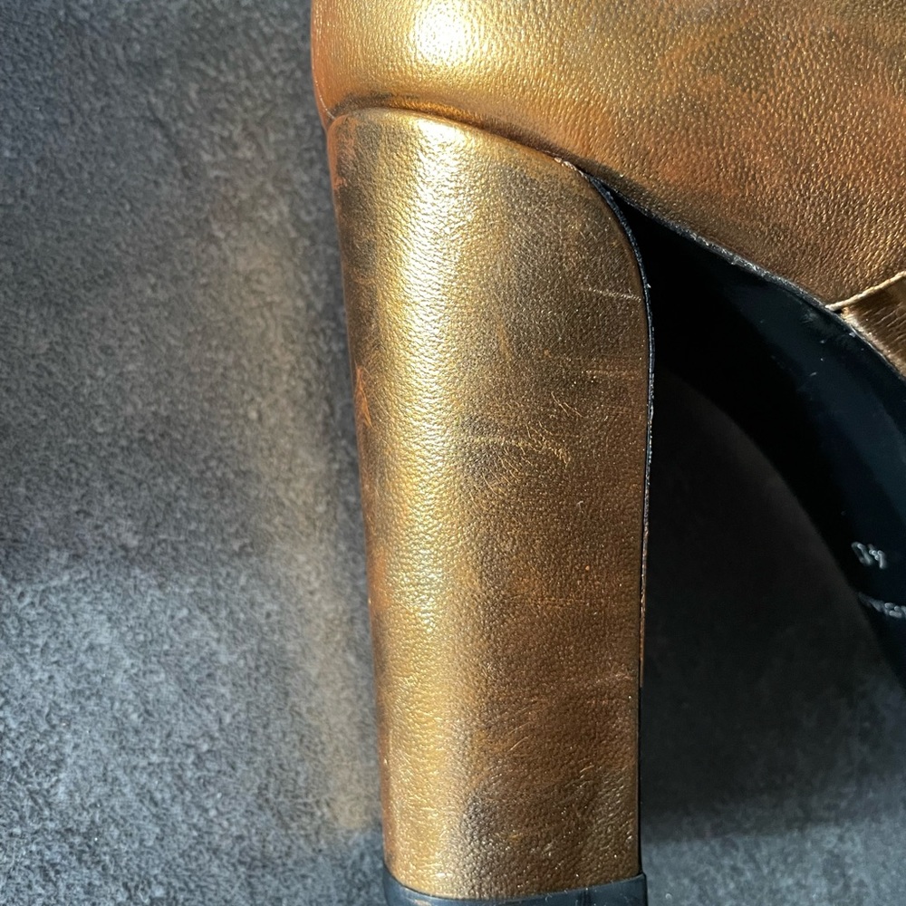 Balenciaga gold High heel Sandal in size 40 - Picture 8 of 10